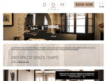 Tablet Screenshot of domhotelroma.com